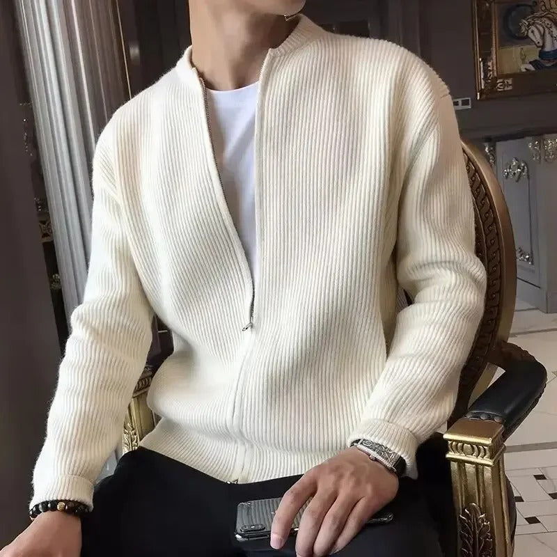 Gilet da uomo Rex: giacca con cerniera calda e comoda, dallo stile moderno ed elegante