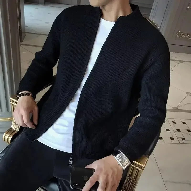 Gilet da uomo Rex: giacca con cerniera calda e comoda, dallo stile moderno ed elegante