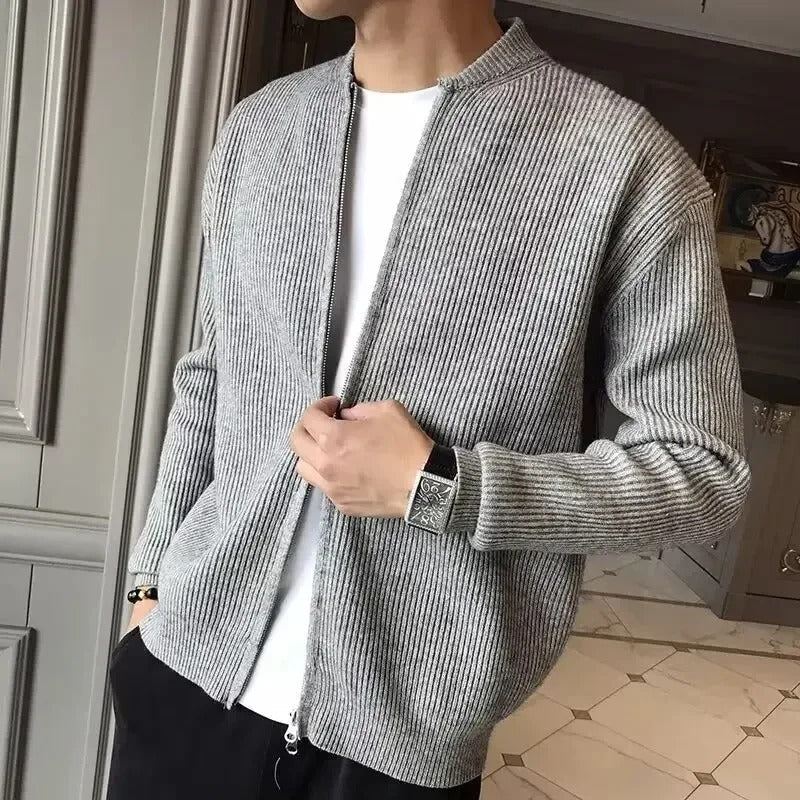 Gilet da uomo Rex: giacca con cerniera calda e comoda, dallo stile moderno ed elegante