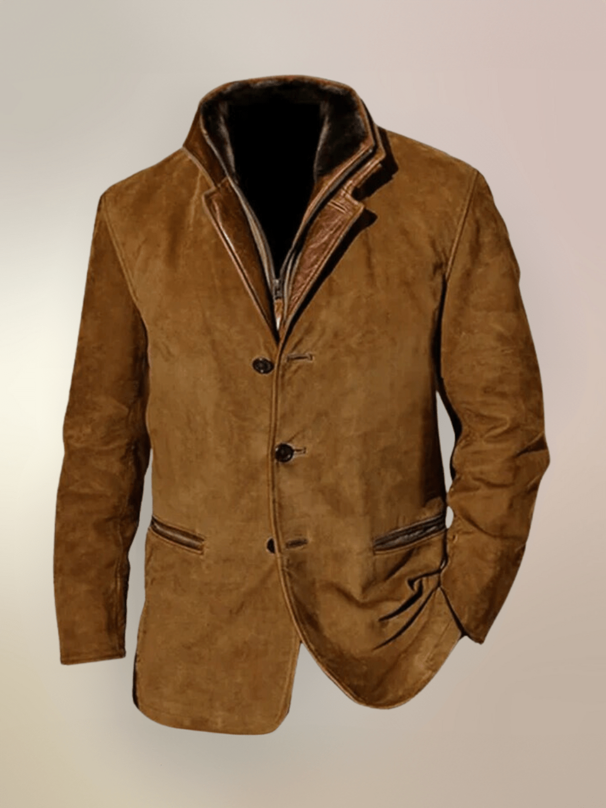 Giacca da uomo Vern: giacca in pelle vintage elegante e resistente con uno stile senza tempo