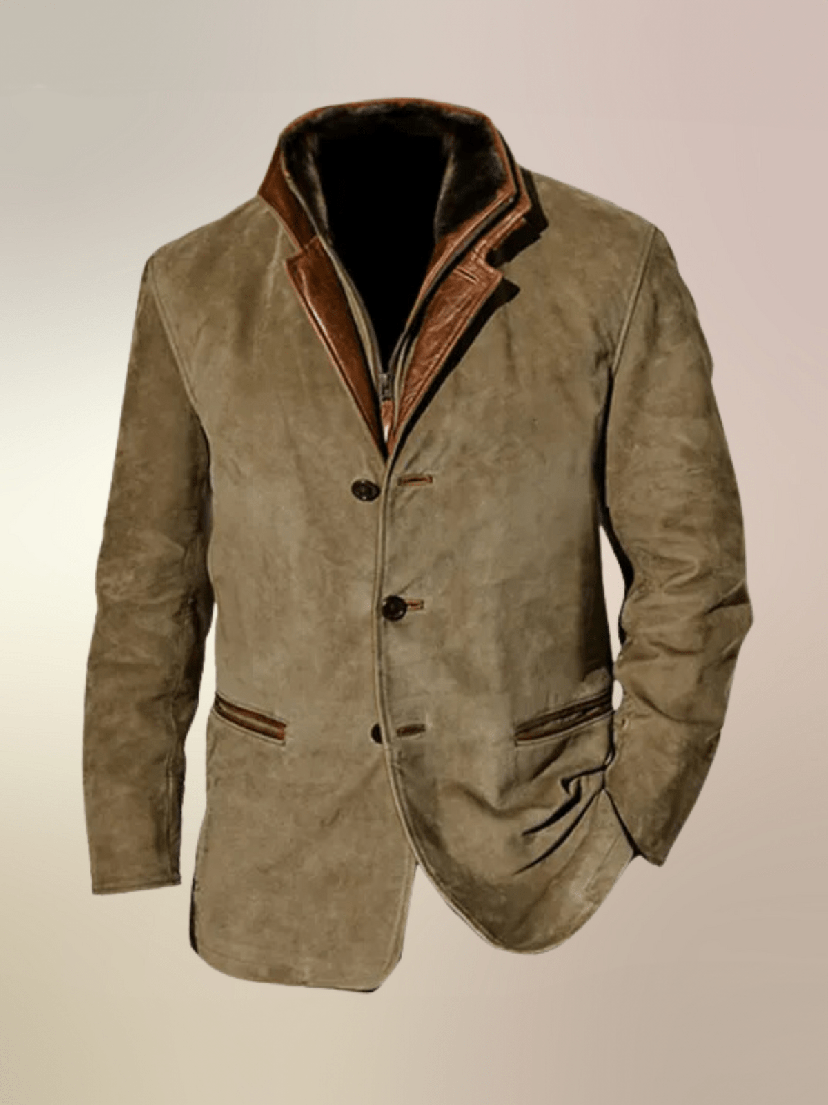 Giacca da uomo Vern: giacca in pelle vintage elegante e resistente con uno stile senza tempo