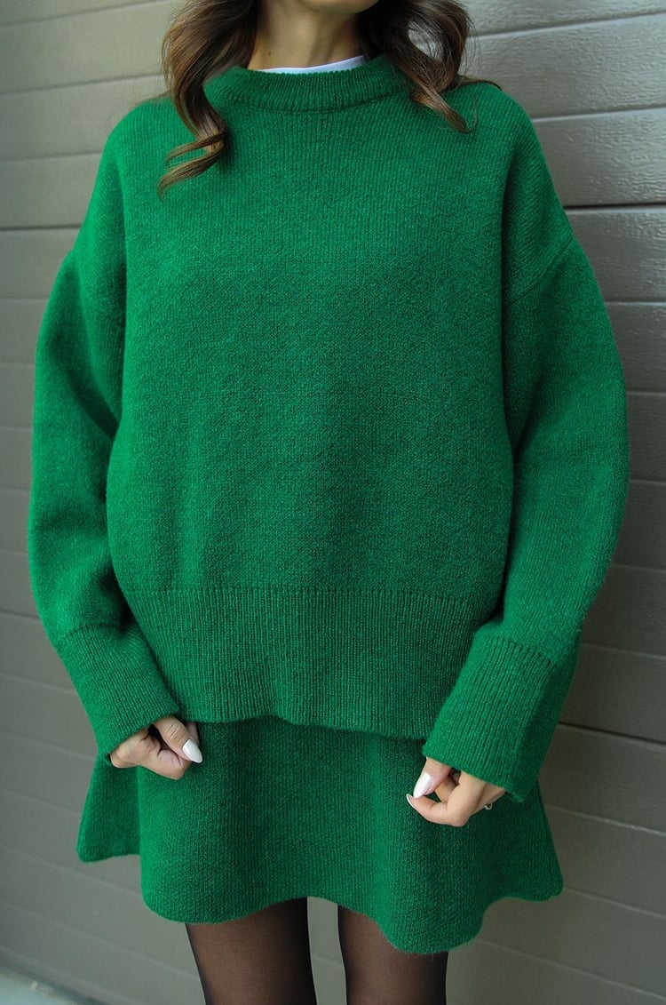 Completo da donna Lucie – Completo autunnale in lana morbido, comodo ed elegante